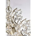 thumbnail image 4 of The Lighting Store Dalia Indoor 3-light Crystal Chandelier Brushed Champagne Silver, 4 of 5