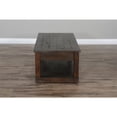 thumbnail image 2 of Sunny Designs Homestead Rough Sawn Mahogany Wood Coffee Table in Tobacco Leaf, 2 of 5