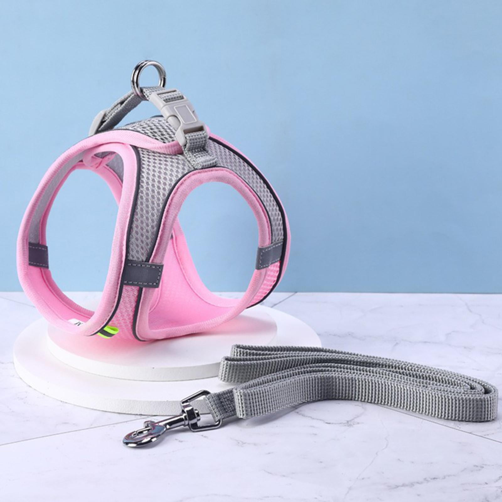 Dog Harness with Leash Set Pet Chest Strap Breathable Puppy Harness