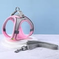 thumbnail image 3 of Dog Harness with Leash Set Adjustable Comfortable Puppy Mesh Pink XXS, 3 of 6