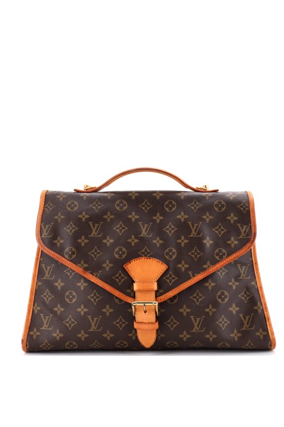Pre-Owned Beverly Briefcase Monogram Canvas MM By Rebag