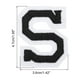 thumbnail image 2 of Uxcell Letras S Parches Negros de Planchar Letras S Parches Bordados para Ropa, Paquete de 9, 2 of 7