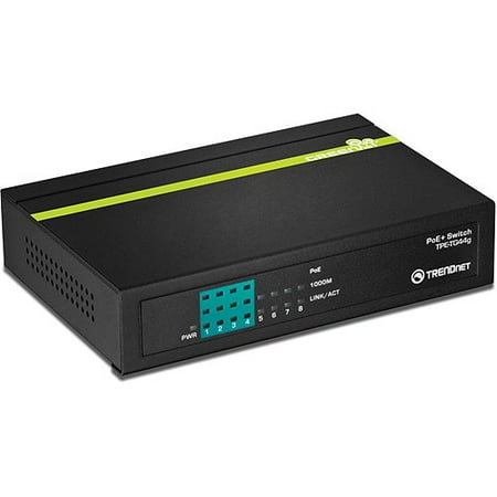 TRENDnet 8-Port Gigabit GREENnet PoE+ Switch