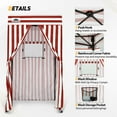 thumbnail image 4 of EAGLE PEAK Flex Compact 4x4 Pop-up Canopy Privacy Dressing Room,White/Red, 4 of 9
