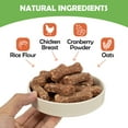 thumbnail image 3 of MON2SUN Chicken & Oat Biscuits Cranberry Flavor Small Dog Treats, 10.6 oz (35 Count), 3 of 6