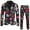 Black, variant on Wyzesi Casual Shorts Suit for Men Summer Mens Valentine Day Love Printing Dinner Date Suit Jacket Suit Pants Two Piece Suit Pantsuit Men Pocket Men Shorts Suit Black