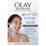 Olay Daily Facials Deeply Purifying Cleansing Cloths, Gentle Makeup Remover, Fragrance-Free, 66 Count