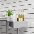 thumbnail image 6 of AmGood 15 in. Single Tier Stainless Steel Speed Rail Rack for Commercial Bars, NSF, 6 of 7