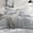Light Grey-Twin XL(66"x90"), variant on Emerald Green Full(80"x90") 7 Piece Bed-in-a-Bag All Season Bedding Set