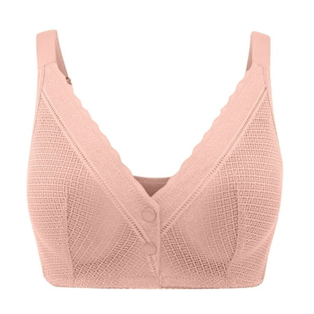 

Lace Bralettes For Women Underwear Women Bra Wire Free OnePiece Bra Everyday 258 Women Bra One Piece Bra Daily Pink 40