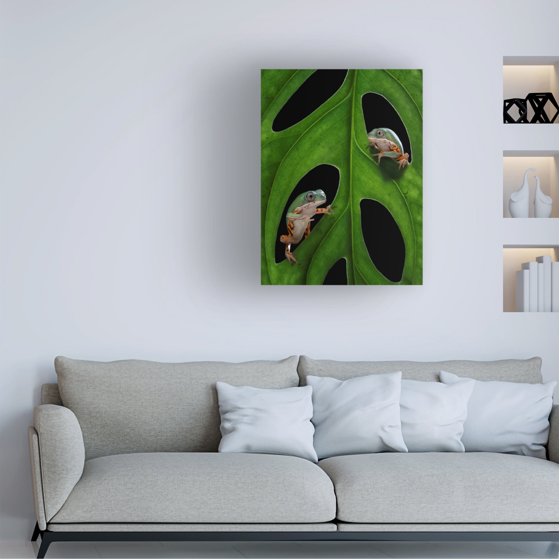 Trademark Fine Art Tantoyensen Hang out Canvas Wall Art