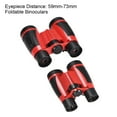 thumbnail image 3 of Uxcell Binoculars with Neck Strap 5X30 Compact Foldable Shockproof Binoculars Red, 3 of 4