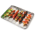 thumbnail image 2 of Coofit Roasting Rack Stainless Steel - Nonstick Cooling Tray Grill Wire Rack for Baking, 2 of 9