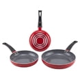 thumbnail image 1 of Juego Sartenes FOODE 16/20/24 Antiadherentes FDE05016 Rojo, 1 of 3