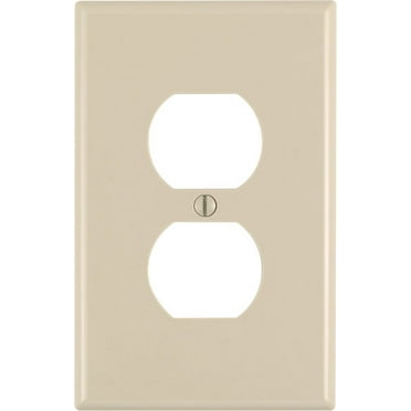Leviton Midway Ivory 1 gang Nylon Duplex Outlet Wall Plate 1 pk (Pack of 20)