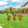 thumbnail image 3 of Binwennn Metal Holder for Phone Outdoor Garden Decoration Metal Rusting Animal Decoration Garden Pile Spring Decoration Courtyard Art Welcome Sign Outdoor, 3 of 7
