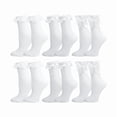 thumbnail image 1 of Chenchen 6 Pairs Lace Ruffle Crew Socks for Women,Cotton Cute Princess Ankle Dress Lace Socks for Women Girls, 1 of 1