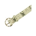 thumbnail image 2 of INSPIRE CHIC Women's Animals Waist Belts, Leopard Cow Snake Faux Leather Round Gold Buckle for Jeans Pants Dresses 41.7x1.1" Snake-Print, 2 of 6