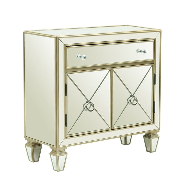 Poitrine d'Accent en Miroir Glamour à la Maison