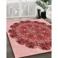 thumbnail image 2 of Ahgly Company Indoor Rectangle Patterned Light Coral Pink Area Rugs, 5' x 8', 2 of 6