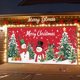 thumbnail image 2 of Banner navideño para puerta de garaje de Avdjesfny de 6,7 x 5 pies, decoración navideña para exteriores, cubiertas para puertas de garaje navideñas, fondo de pared, decoración para interiores y, 2 of 6