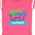 thumbnail image 4 of Inktastic Daddy Worlds Best Plumber Boys or Girls Baby Bodysuit, 4 of 5