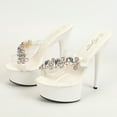 thumbnail image 2 of Women Sexy Music Festival Stiletto Crystal Stiletto Car Model Rhinestone Nightclub High Heels High LFD, 2 of 6