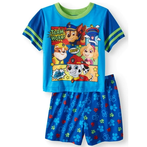 Nickelodeon Paw Patrol 2 PC Short Sleeve Pajama Set Boy Size 5T