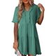 thumbnail image 1 of Vestido Dokotoo Primavera-Verano para Mujer con Cuello en V Lake Blue L, 1 of 4