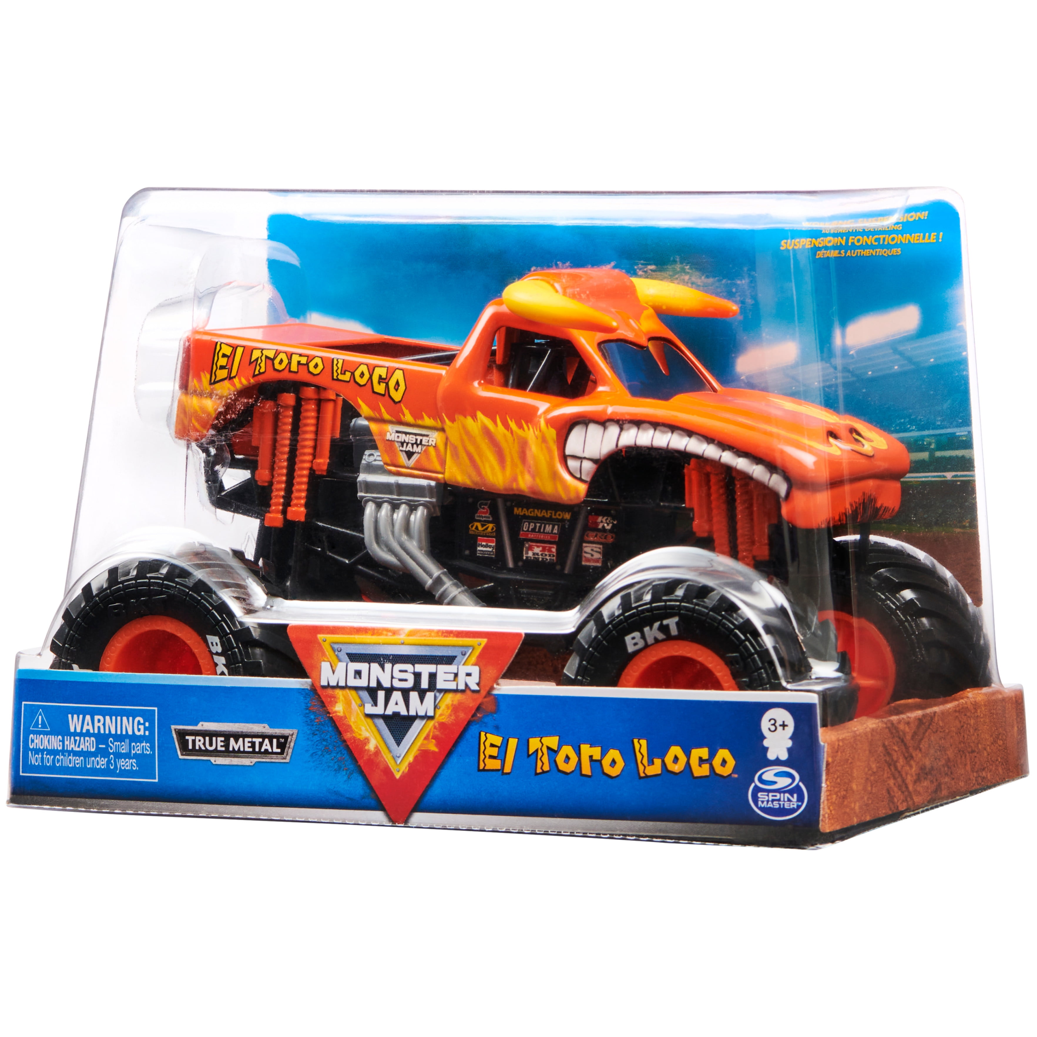 Monster Jam Diecast - El Toro Loco - Escala 1:24 - Original - JP Toys -  Brinquedos e Actions Figures para todas as idades