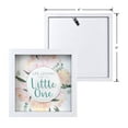 thumbnail image 4 of Prinz Little One Money Savings Piggy Bank for Adults, Kids Savings Box Change Jar, 6' x 6' Wooden Shadow Box, White, 4 of 4