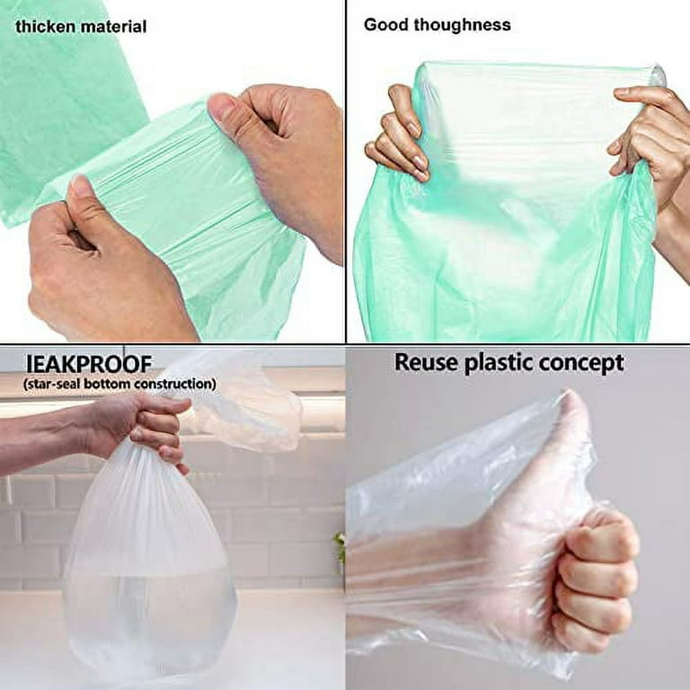 Small Trash Bags 2.6 Gallon 100 Count Recycling And Liners Plastic Bags  Litter Fit 10-liter Trash Can, Trashbags Garbage Bags For Bathroom Kitchen  Bedroom Office Toilet Car For Office Buildings/shops - Temu Mexico