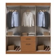 thumbnail image 4 of Ropero Closet 6 Puertas Y 2 Cajones Darady Canela, 4 of 6