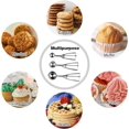 thumbnail image 4 of LoonWear Scoop Set, Ice Cream Scoop Set, 3 PCS Stainless Steel Scoops for Baking Include Small Size (1.6 In), Medium Size (2 In), Large Size (2.5 In), Ergonomic Handle Dough Scoop, 4 of 5