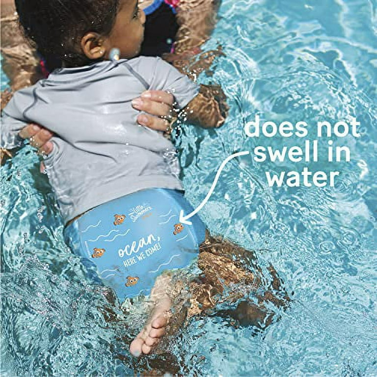 Huggies Little Swimmers Swim Diapers Disposable Swim Pants, Size 5-6 Large,  17 Ct