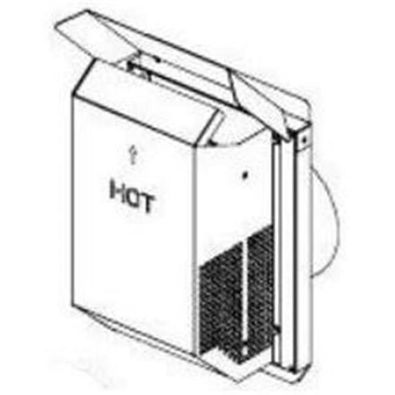 Superior SFKIT24 24 in. Compact Square Termination Kit with Compressed Flex Vent