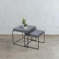 thumbnail image 3 of Casual Elements Volterra Square Nesting Tables With Grey Finish ICC003, 3 of 7