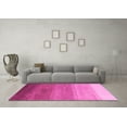 thumbnail image 3 of Ahgly Company Indoor Square Abstract Pink Modern Area Rugs, 6' Square, 3 of 4