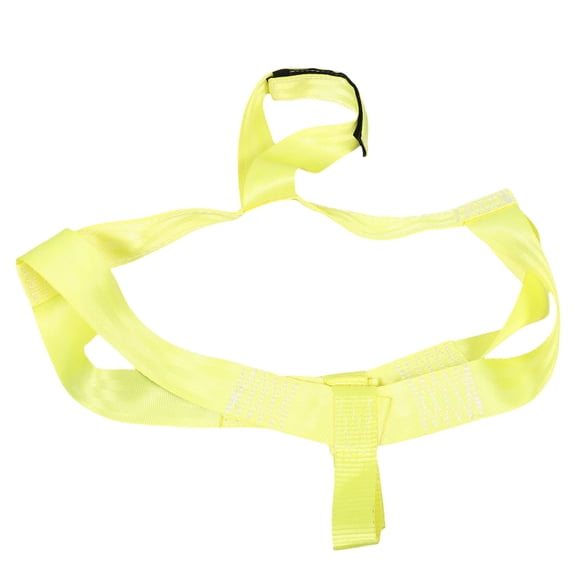 ETEREAUTY Motorcycle Tire Tie-Down Straps, Yellow Nylon, Non-Slip Ratchet for Secure Transport