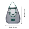 thumbnail image 3 of TIELUTT Sac de Rangement de Cuisine Portable, Fourre-Tout en Maille Ajourée, Sacs de Rangement Réutilisables avec Couvercles, Petit Contenant, Pinces pour Sacs pour le Rangement des Aliments, Support de Sac pour Repas de Congélateur, Contenants pour le Rangement des Aliments w, 3 of 6