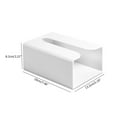 thumbnail image 2 of Kitchen Toilet Paper Box, Tissue Box Cabinet Multifunction Tissue Box Acrylic Countertop Paper Towel Box For Bathroom Vanity, 2 of 8