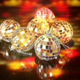 thumbnail image 1 of 12 piezas de bola de espejos Disco Dj danza decoración escenario iluminación hogar, 1 of 5