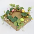 thumbnail image 4 of WNFJR Easter Egg Candle Rings Wreaths Spring Egg and Berry Candle Rings Artificial Eucalyptus Candle Holder Mini Wreaths for Easter Holiday Home Kitchen Table Centerpiece, 4 of 4