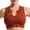 A-Brown245, variant on Womens Bralette Wide Straps Stretchy Ribbed Everyday Bras Wireless Bras Seamless Yoga Daily Bras