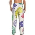 thumbnail image 3 of Bingfone Cute Chameleons Mens All Over Print Sleep Pajama Pants-Medium, 3 of 9