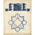 thumbnail image 3 of Andrew Cook George 12x14 Black Modern Framed Museum Art Print Titled - Architectural Blueprint I, 3 of 5