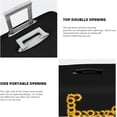 thumbnail image 6 of Sunflower Initial Name T Black Luggage Cover Elastic Washable Stretch Suitcase Protector Anti-Scratch Travel Suitcase Cover for Kid and Adult S (Fit 18-21 inch suitcase), 6 of 6