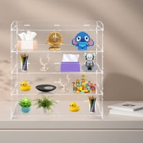 Acrylic Display Case for Collectibles, Clear Acrylic Display Case for Toys Collectibles W/LED Light, Display Cases for Collectibles Acrylic, Clear Cookie Display Case Bakery Pastry Display Case