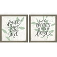 thumbnail image 1 of Great Art Now Faith, Hope, Love & The Greatest by Valerie Wieners, 2 Piece Framed Art Set Each 13"W x 13"H, 1 of 4