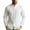 White, variant on Men Solid Stand Collar Loose Fall Versatile Business Casual Fall Tops